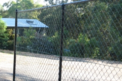 Black PVC chain mesh fencing - CI-S06