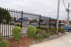 Picket top aluminium fencing - CI-S22