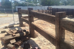 Railway Sleepers Post and Rail - FF21