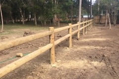 Round Pine and Post Rail - FF18