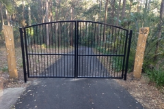 Arched top aluminium gate - LA-S23