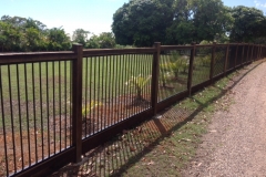 Pool panels with timber feature - LA-S30