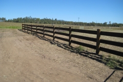 3 x 200mm x 50mm hardwood post & rail - LA-W02