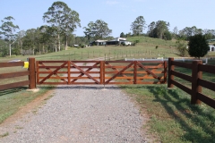Custom made double farm gates - LA-W31