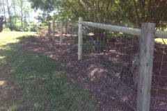 Post & dogwire fencing - LA-W54