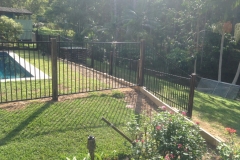 Hardwood post pool fencing - RD-S25