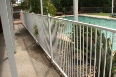 Flat top aluminum pool fencing - RD-S04
