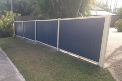 Racked colourbond fencing - RD-S27