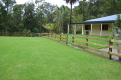 Hardwood post & rail vista shot - RD-W06