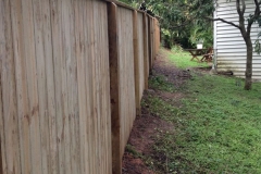 Timber posts & capping rail - RD-W11