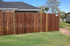 Hardwood feature fencing - RD-W41